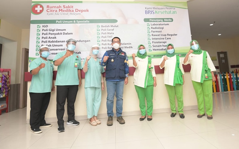  Ridwan Kamil Bakal Sering ke Depok Sampai Covid-19 Terkendali