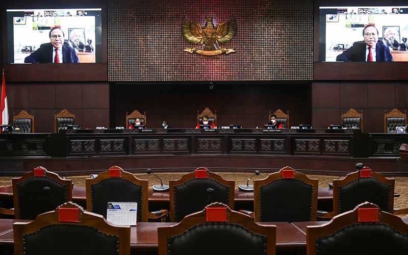  Sidang Uji Materi Tentang Pemilihan Umum Digelar Secara Virtual