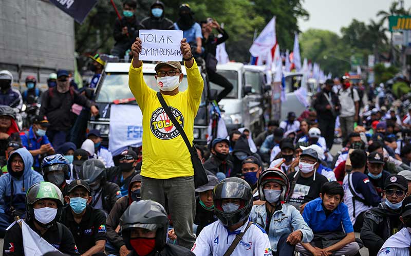  Tolak Omnibus Law, Buruh Ancam Mogok Kerja