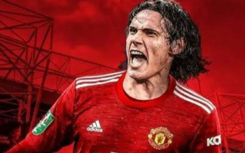  Debut Cavani Bersama Manchester United Tertunda Regulasi Covid-19