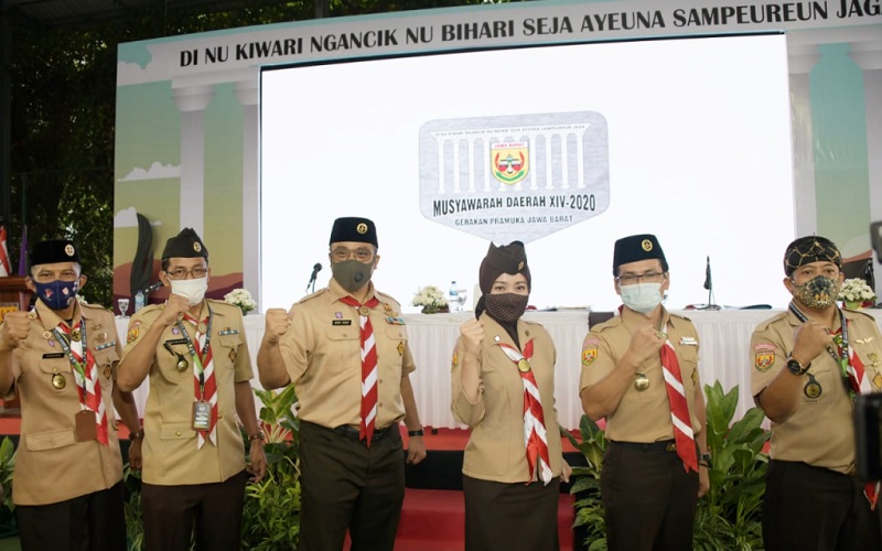  Atalia Ridwan Kamil Catat Sejarah Baru di Pramuka Jabar
