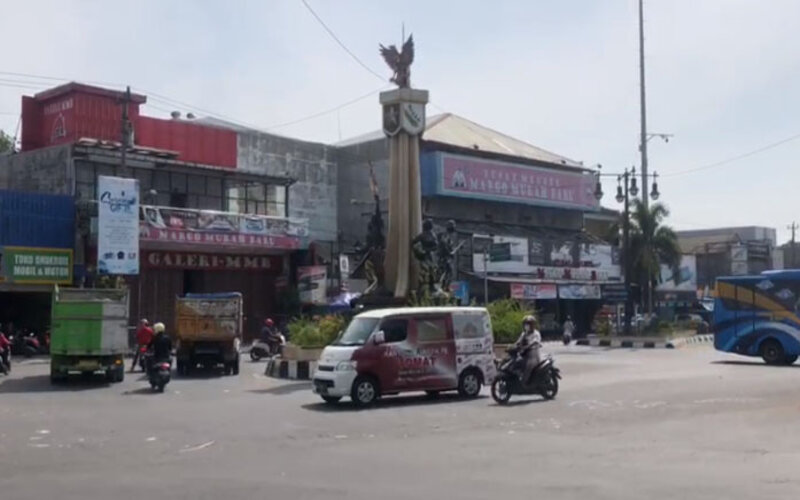  Suasana Kartasura Sehari Selepas Demo UU Cipta Kerja