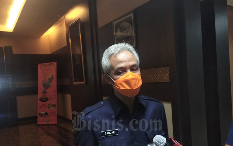 Gubernur Jawa Tengah Ganjar Pranowo/Bisnis/Alif Nazzala Rizqi