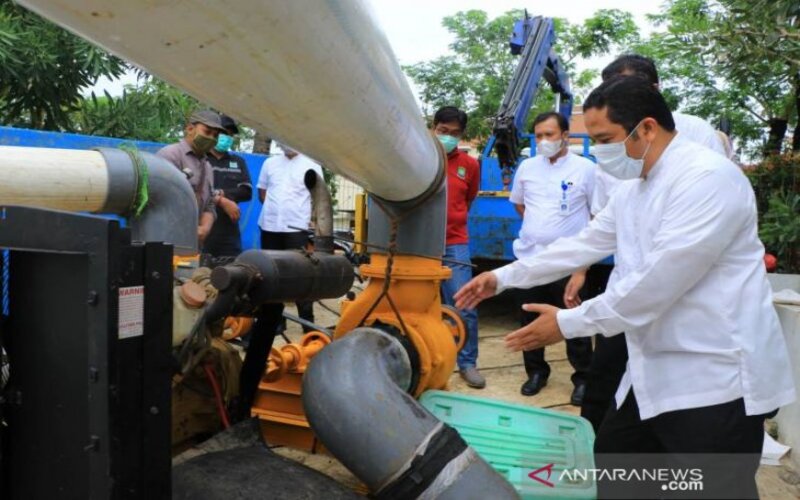  Antisipasi Banjir di Tangerang, Mesin Pompa Air Berkapasitas Besar Disempurnakan