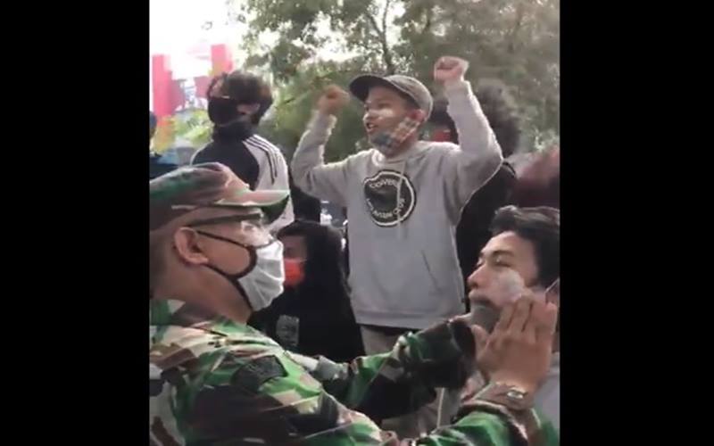  Antisipasi Demo UU Cipta Kerja, TNI-Polri Jaga Objek Vital dan Sentra Ekonomi