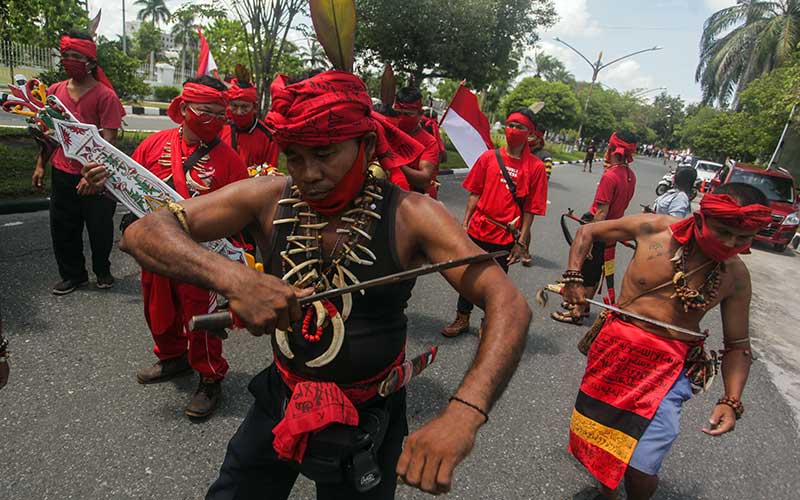  Jelang Pilkada 2020, Warga Palangkaraya Gelar Pawai Deklarasi Damai