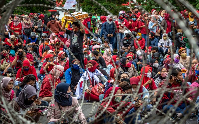  806 Pelajar Ikut Demo 13 Oktober 2020