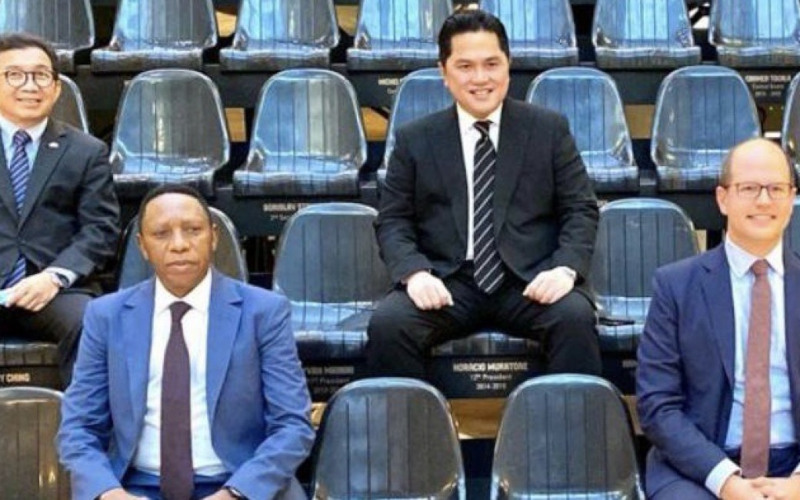  Bak Menpora, Erick Thohir Sampaikan Kesiapan Piala Dunia 2023 ke FIBA