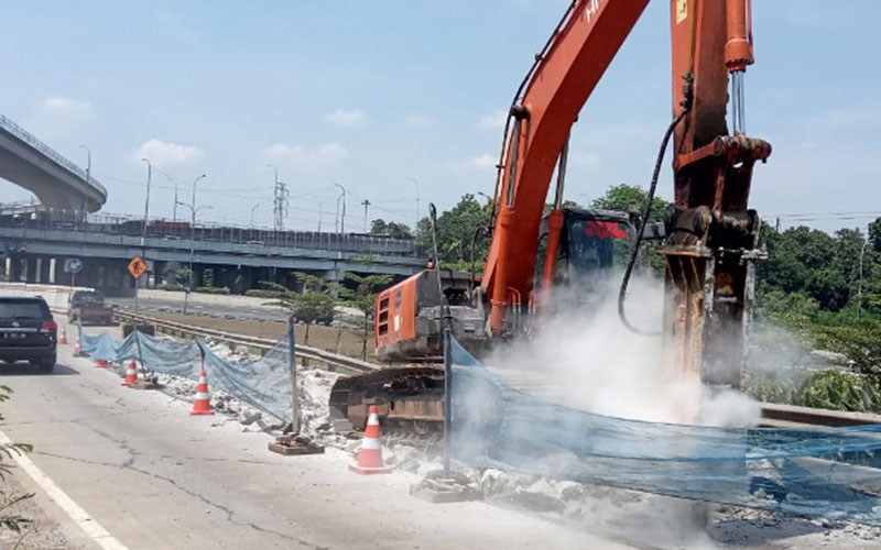  Jasa Marga Rekonstruksi Rigid Pavement Tol Jakarta–Cikampek