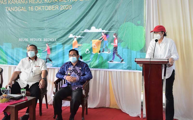  KLHK Beri Dukungan Sarana Pusat Daur Ulang di Kota Metro Lampung