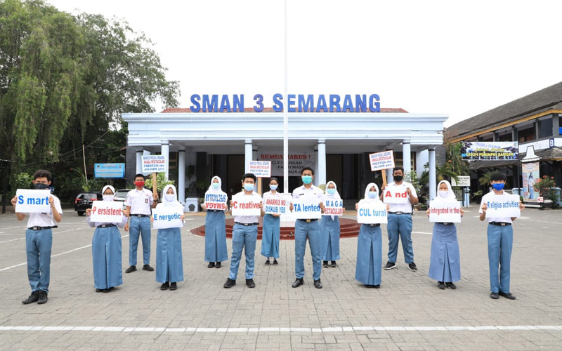  Pelajar Semarang Tolak Demo dan Tindakan Anarkis