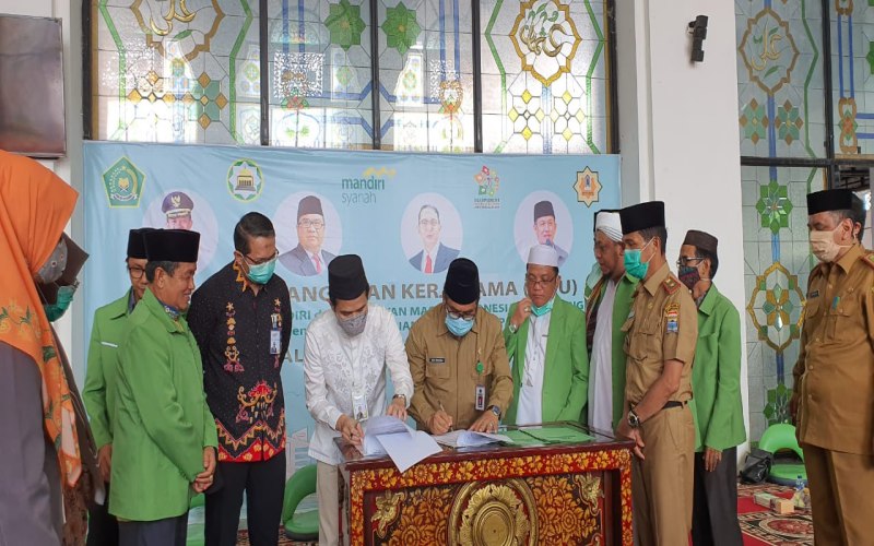  Bank Mandiri Syariah Percepat Digitalisasi Donasi Masjid di Palembang