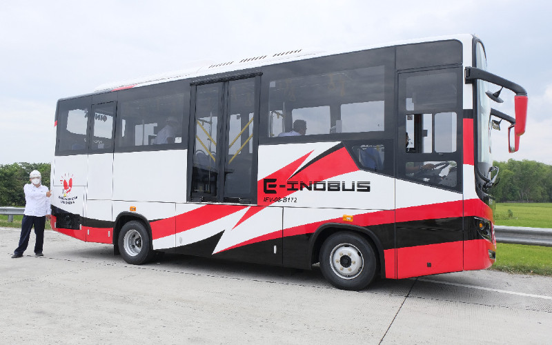 Bus Listrik Inka E-Inobus. /Inka