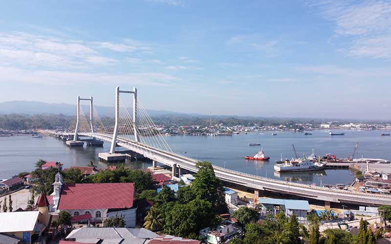  Jembatan Teluk Kendari Akan Diresmikan Presiden Joko Widodo