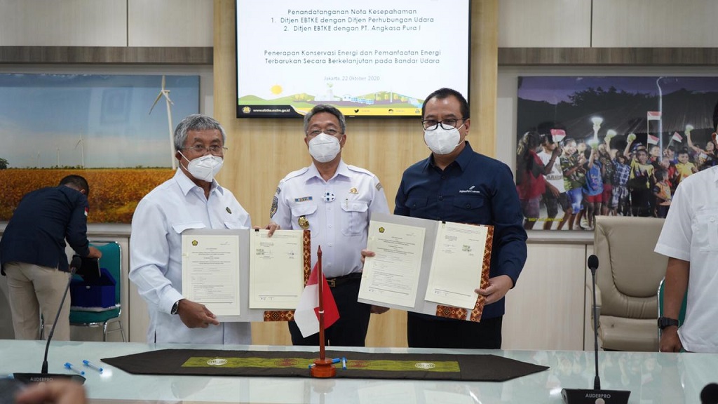  Wujudkan Bandara Ramah Lingkungan, Angkasa Pura I Tandatangani Nota Kesepahaman dengan Ditjen EBTKE