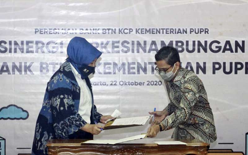  BTN Kerja Sama Dengan Kementerian PUPR Terkait Penyediaan Jasa dan Layanan Perbankan