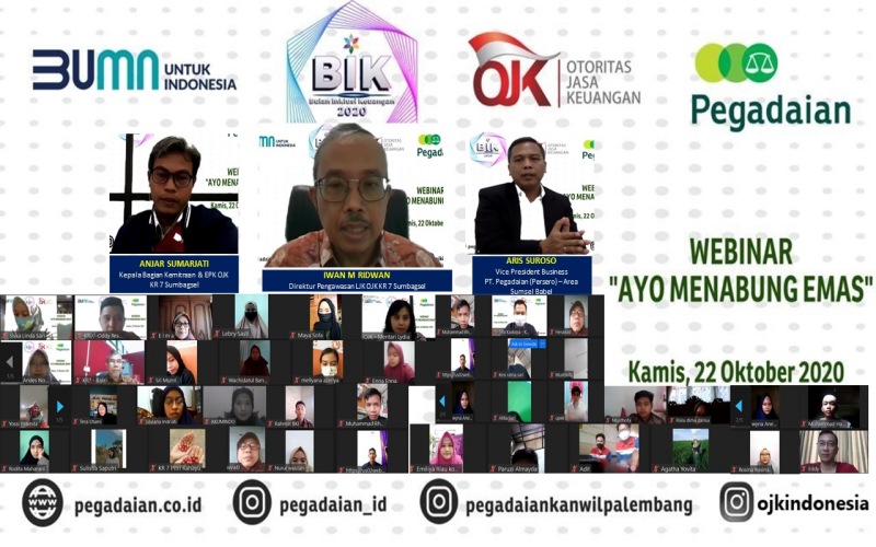  OJK Regional 7 Gandeng Pegadaian, Dukung Gerakan Ayo Menabung Emas