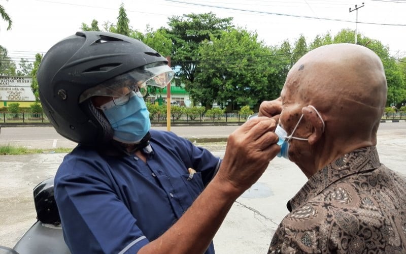  Cegah Penyebaran Covid-19, Pelaku Usaha di Kepri Diimbau Bagikan Masker ke Masyarakat