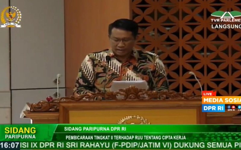  Akui Ada Pasal UU Cipta Kerja yang Dihapus, Begini Penjelasan DPR