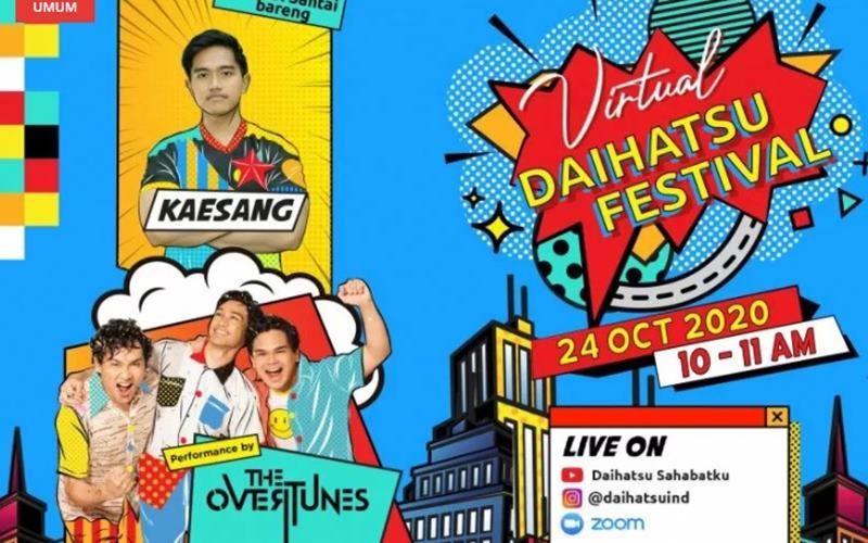 Kaesang Berbagi Tips Wirausaha di Virtual Daihatsu Festival