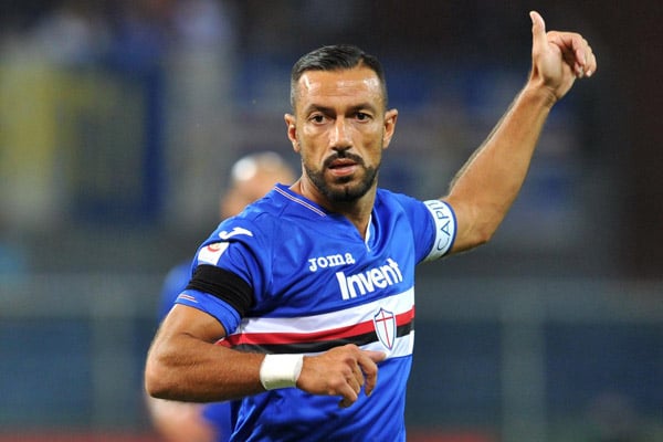 Ujung tombak Sampdoria Fabio Quagliarella/Reuters/Jennifer Lorenzini