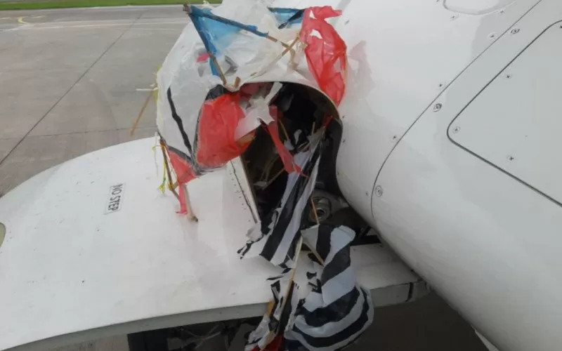  Layangan \'Nyangkut\' di Pesawat Citilink, Pelaku Bakal Dikenai Sanksi