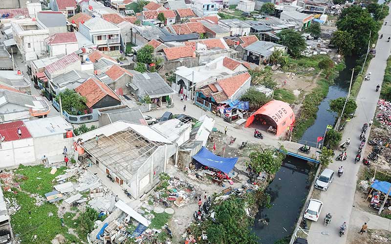  159 Rumah di Bekasi Rusak Akibat Diterjang Angin Puting Beliung