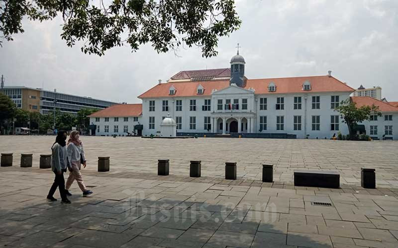  Komplek Wisata Kota Tua Mulai Ramai Dikunjungi Pascapenerapan PSBB Transisi