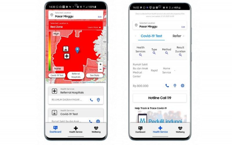  Samsung Luncurkan Aplikasi Pantau Covid-19 C-Safe