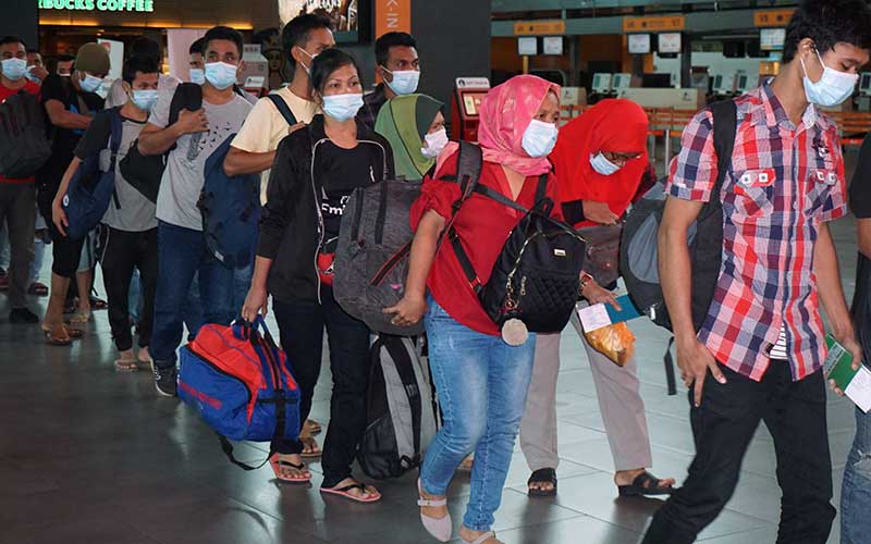  552 Pekerja Migran Ilegal Indonesia di Deportasi Dari Malaysia