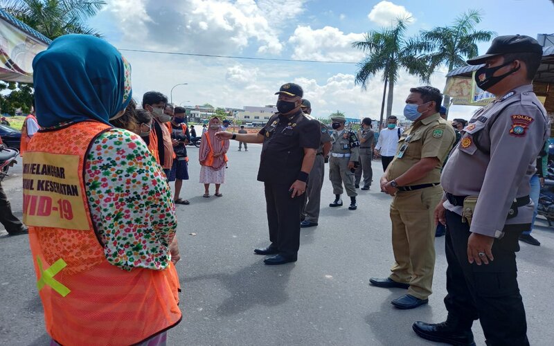  Beraktivitas Tanpa Masker, 93 Warga Bengkong Batam Terjaring Razia