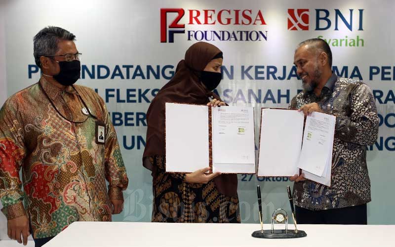  BNI Syariah Lakukan Pembiayaan BNI Fleksi iB Hasanah dengan Lembaga Pelatihan Kerja (LPK) Regisa