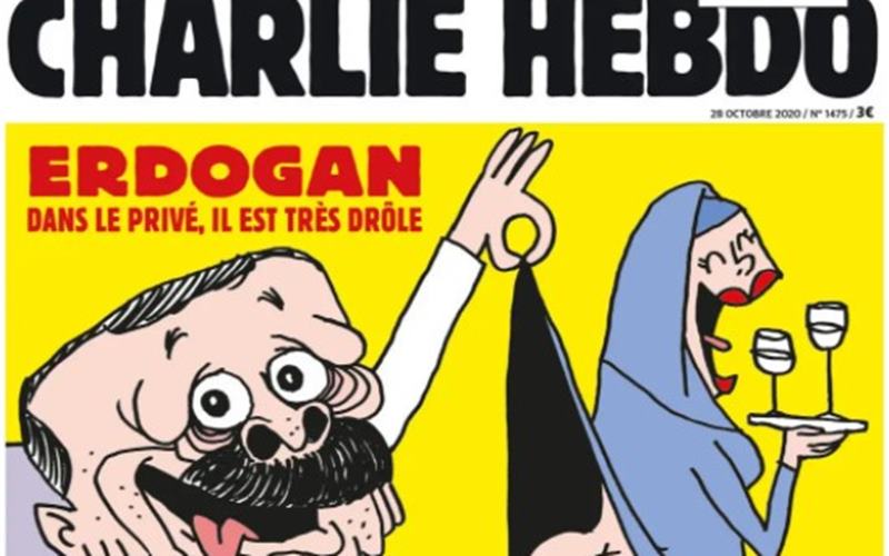  Inilah Karikatur Presiden Erdogan di Majalah Charlie Hebdo yang Bikin Hubungan Turki-Prancis Panas   