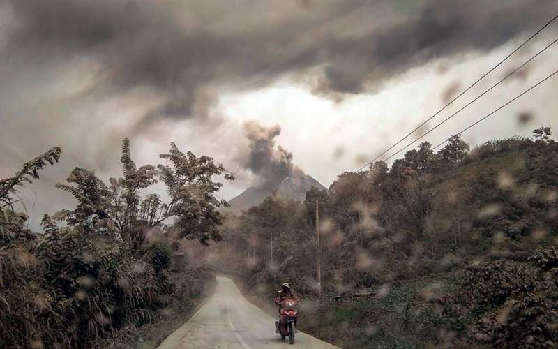  Tiga Kecamatan di Karo Terpapar Debu Vulkanik Gunung Sinabung