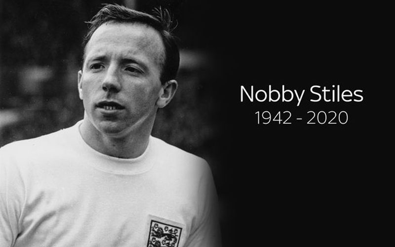  Nobby Stiles, Pemenang Piala Dunia 1966 untuk Inggris, Meninggal Dunia