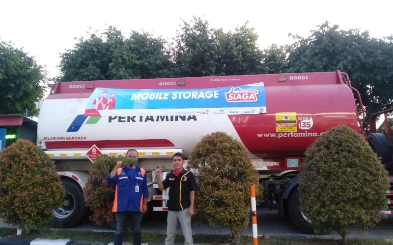  Arus Balik Libur, Pertamina Kerahkan Mobile Storage