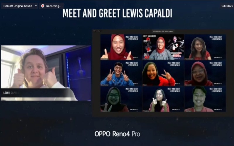  Musisi asal Skotlandia Lewis Capaldi Meet and Great dengan Fans Indonesia