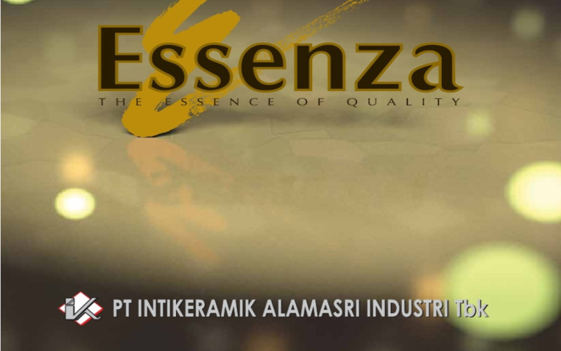 Ilustrasi produk keramik Essenza dari PT Intikeramik Alamsari Industri Tbk.