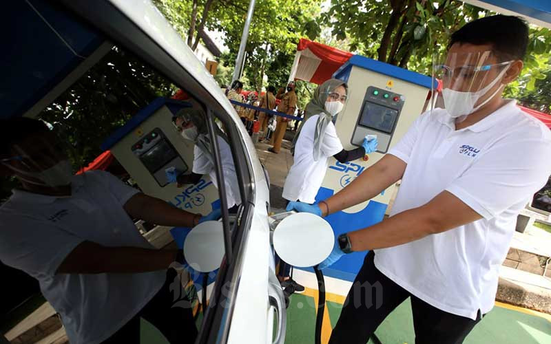  PLN Resmikan Stasiun Pengisian Kendaraan Listrik Umum (SPKLU) di Bandung