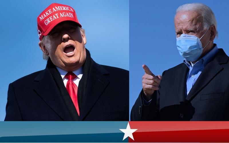  Penghitungan Suara Pilpres AS 2020, Trump Salip Joe Biden di Pasar Taruhan