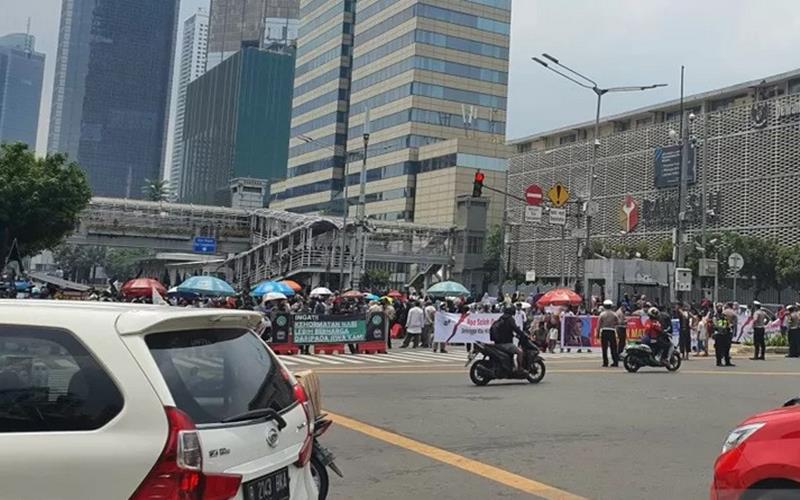  Demo di Kedubes Prancis, Transjakarta Modifikasi 3 Rute Berikut