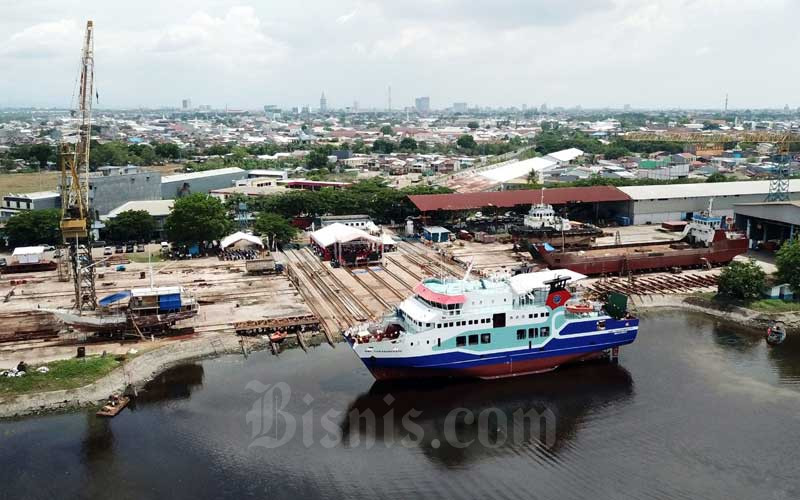  IKI Luncurkan Kapal Penyebrangan Penunpang Roro 500 GT KMP Takabonarte