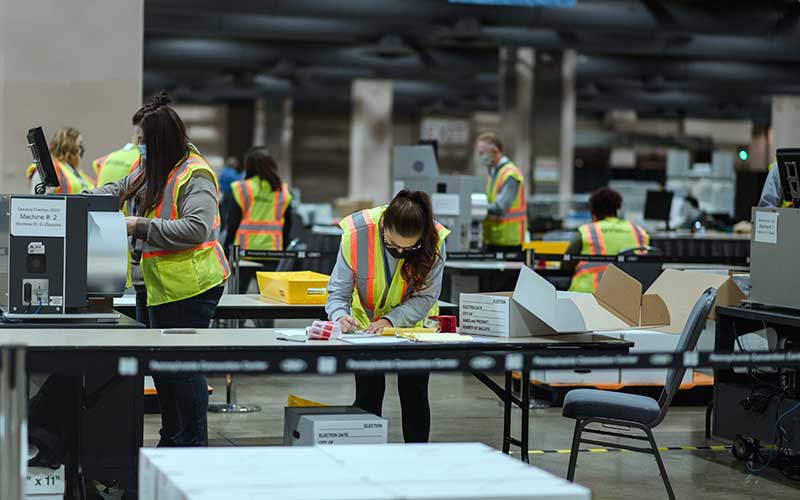  Selangkah Lagi Biden Menangkan Pilpres AS 2020, Trump Tuding Terjadi Pembuangan Kertas Suara