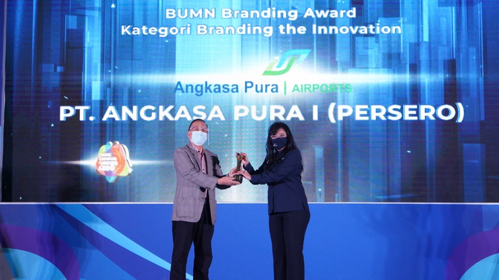  Angkasa Pura I Raih 3 Penghargaan dalam Ajang \"BUMN Branding & Marketing Award 2020\"