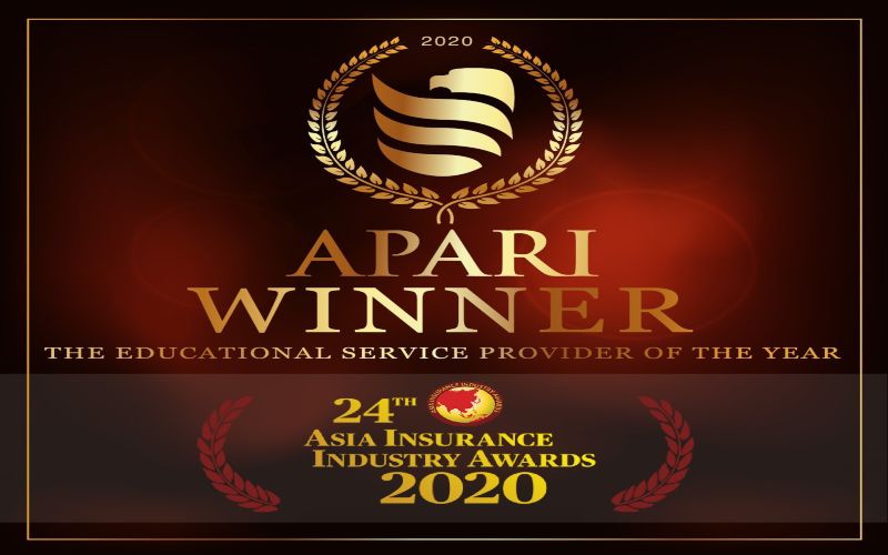 Asosiasi Ahli Pialang Asuransi dan Reasuransi Indonesia atau APARI sebagai Penyedia Layanan Pendidikan Terbaik dalam gelaran Asia Insurance Industry Awards tahun ini.