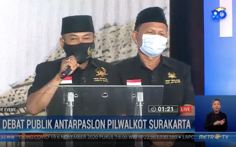  Ditanyai soal Kemiskinan saat Debat Pilkada Solo, Bagyo: Saya Wong Cilik