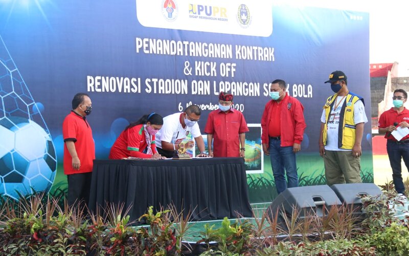  Renovasi Stadion Dipta Bali Habiskan Dana Rp152,9 Miliar