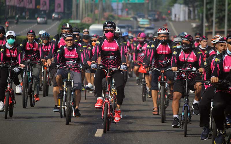  Smartfren Gelar Gowes Asik Smartfren Bareng Outlet dan Distributor (Gasbro) 2020