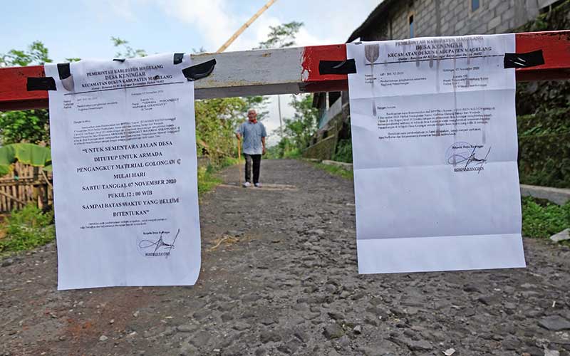  BPPTKG Melarang Sementara AKtivitas Penambang Pasir di Kawasan Gunung Merapi