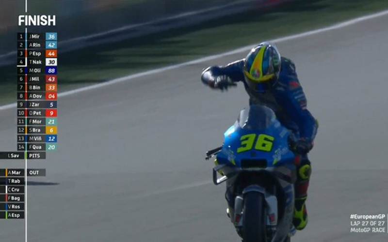  Setelah 38 tahun, Pembalap Suzuki Sabet Posisi Teratas MotoGP Eropa